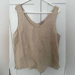 Charlie Paige Light Beige Tank Top